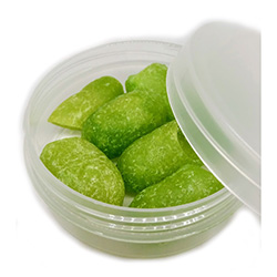 Cocoons of silkworm with lime for delicate peeling, oily skin care, matting 7 pcs. Thailand. Тайская косметика в Москве