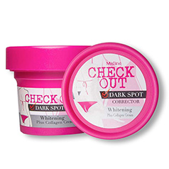 Mistine Check Out Dark Spot Corrector Whitening plus Collagen Cream 48 g., Крем с морским коллагеном для отбеливания темных участков тела 48 гр