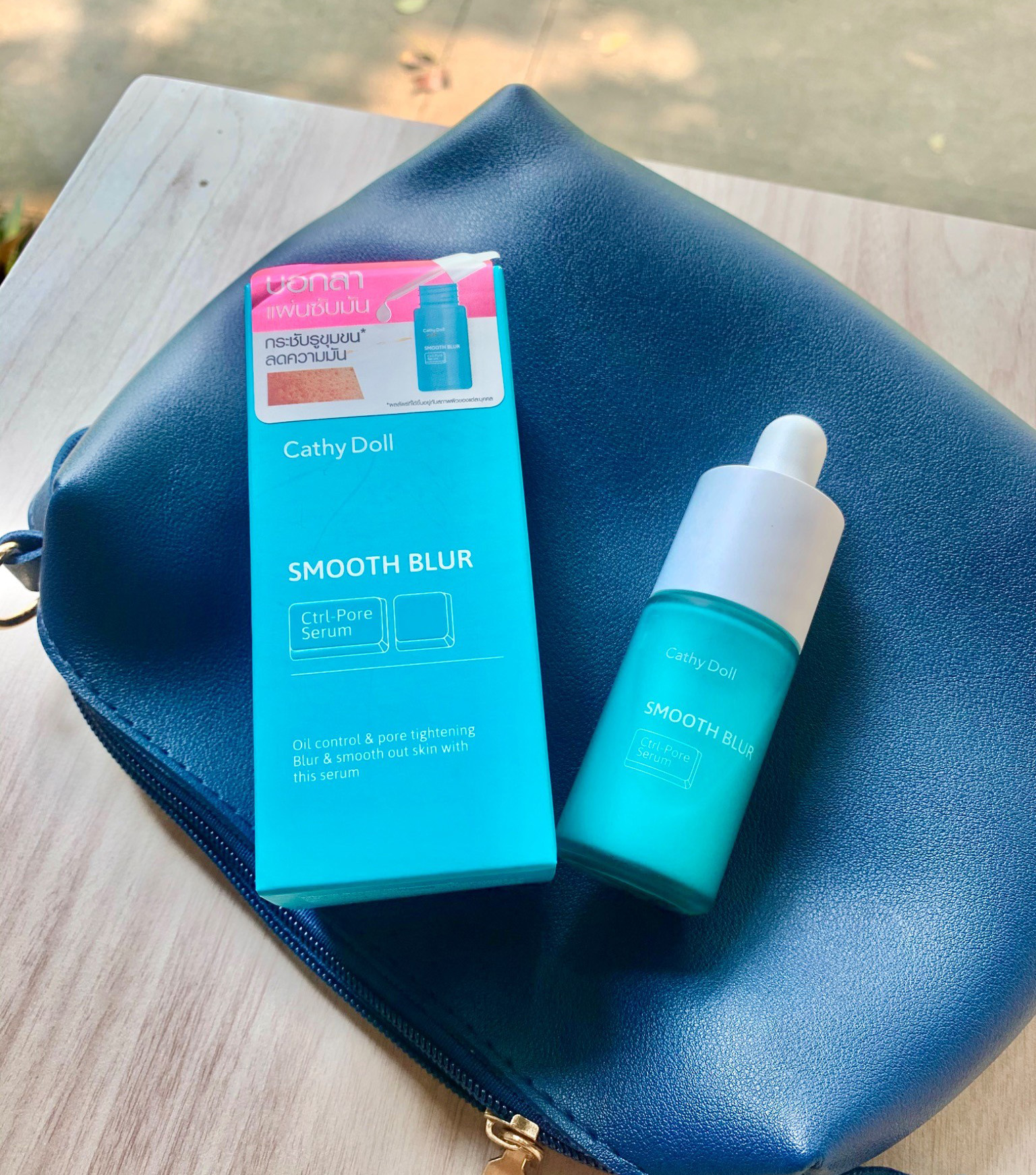 Натуральная сыворотка для минимизации пор Cathy Doll Smooth Blur Ctrl-Pore Serum 30 мл. Таиланд