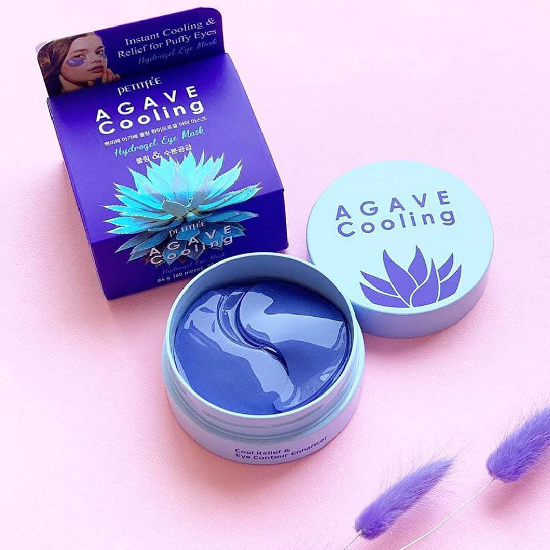 Натуральные охлаждающие гидрогелевые патчи для век из Тайланда с экстрактом Агавы Petitfee Agave Cooling Hydrogel Eye Patch купить в Москве и Московской области.