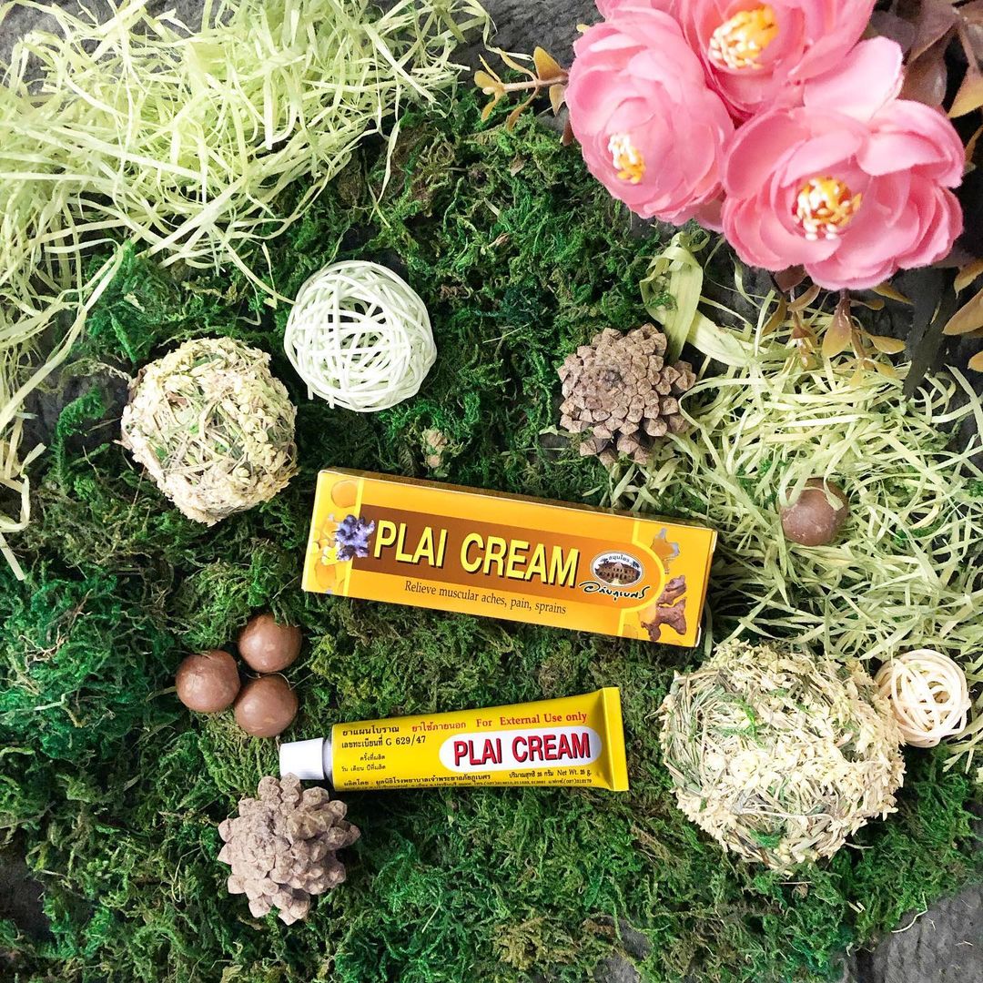 Натуральный крем из ТАИЛАНДА PLAI от ушибов и синяков Abhai 25 гр. Таиланд