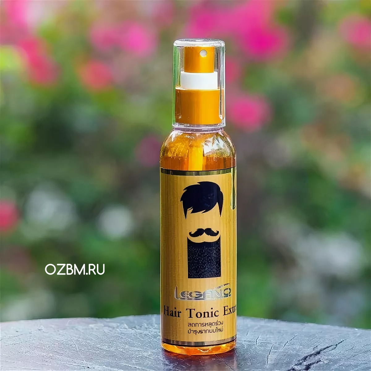 Натуральный мужская сыворотка тоник из Тайланда для роста волос, бровей, бороды и усов Genive Legano Hair Tonic купить в Москве и Московской области.