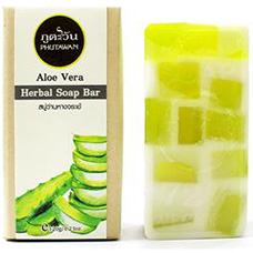 Phutawan HERBAL SOAP BAR Aloe Vera 120 gr. Thailand тайланд