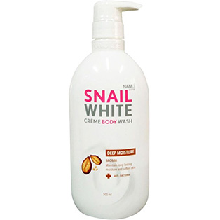 Snail White NAMU LIFE Cream Body Wash Deep Moisture BAOBAB 500 ml. Thailand