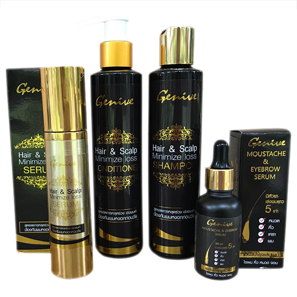 Натуральный серум против выпадения и ускоряющий рост волос из Тайланда Genive Hair & Scalp Мinimize loss купить в Москве и Московской области.