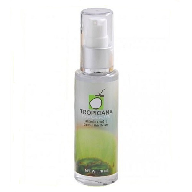 Тайская спрей - сыворотка для волос на основе кокосового масла TROPICANA virgin coconut oil