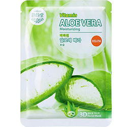 Увлажняющая Тайская тканевая маска для лица с экстрактом Алоэ Вера BELOV Vitamin Aloe Vera Moisturizing 3D Facial Mask 38 мл. Tkanevaya-maska-s-aloe-Belov